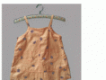 Vestido Naranja con elefantes. 6-9 meses